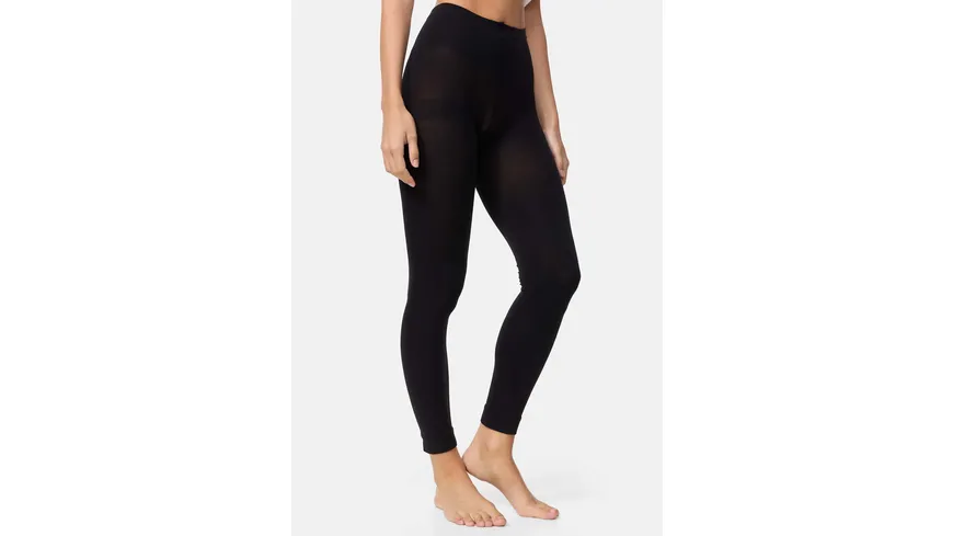 NUR DIE Damen Leggings 80 DEN schwarz