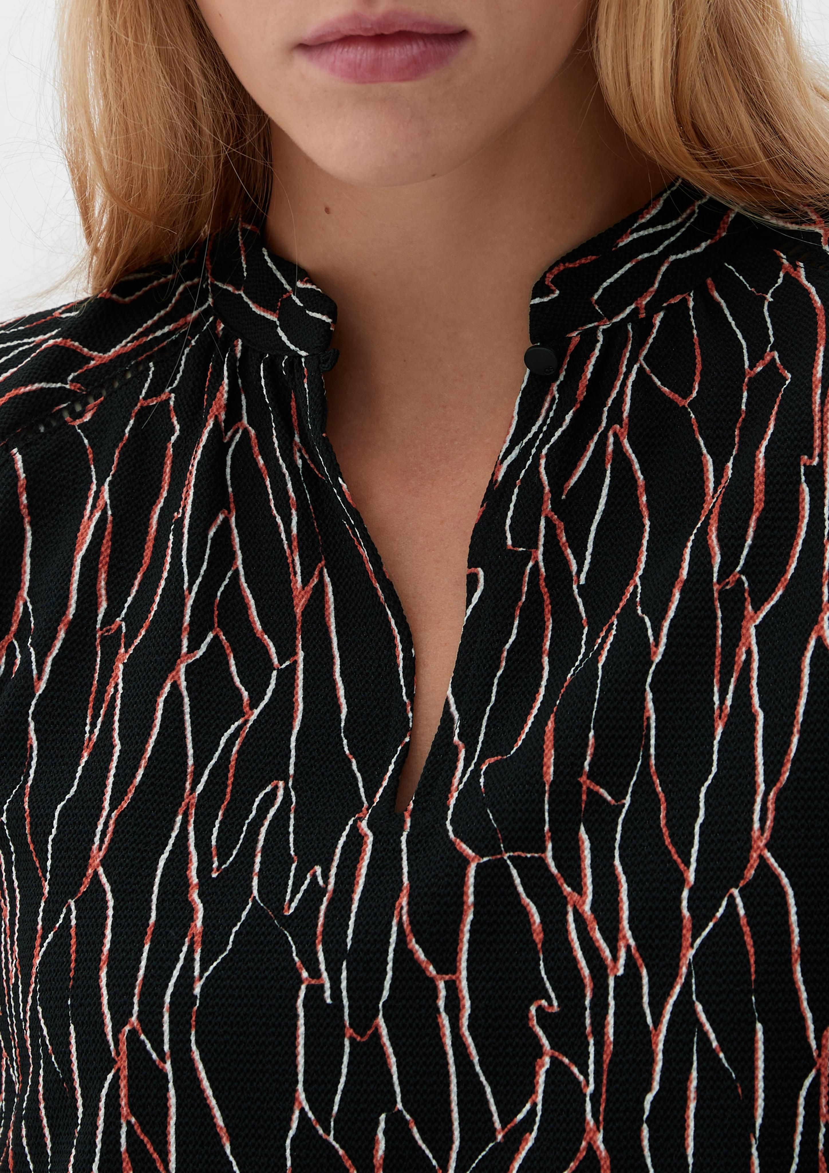 Bluse mit abstraktem Muster  2124175-99A0