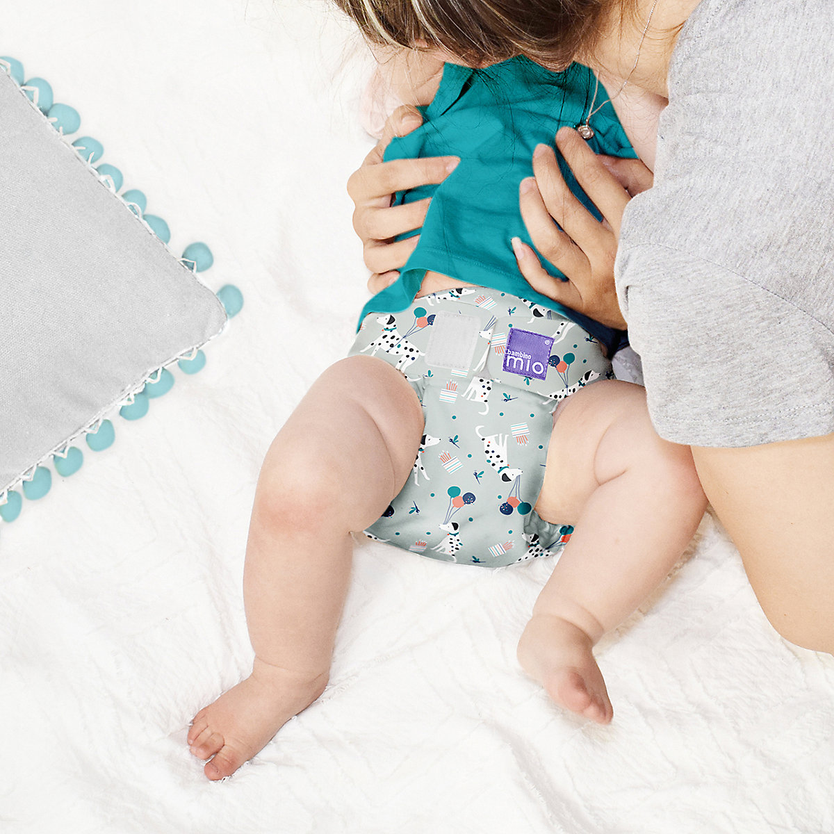 Bambino Mio, miosolo classic All-in-One Stoffwindel, Witziger Welpe