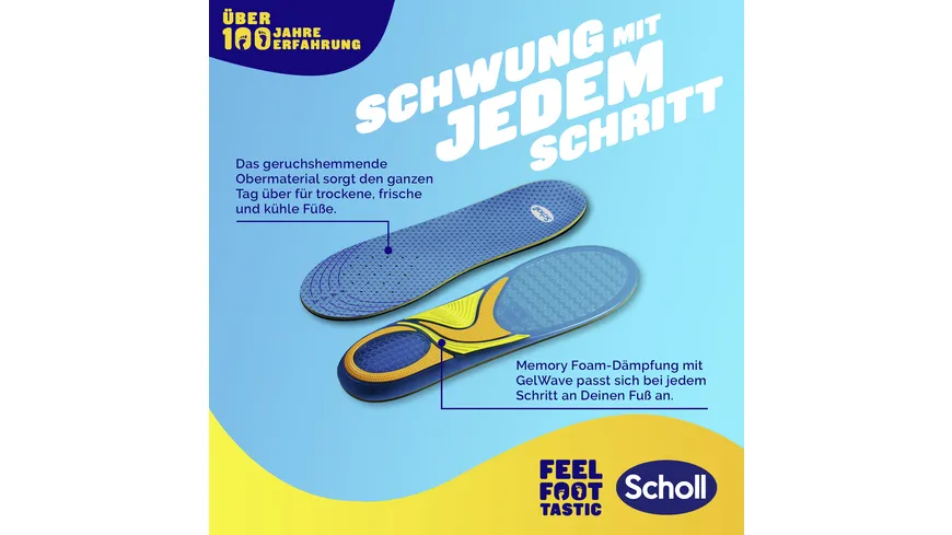 Scholl GelActiv Einlegesohlen EVERYDAY Größe S 35,5-40,5