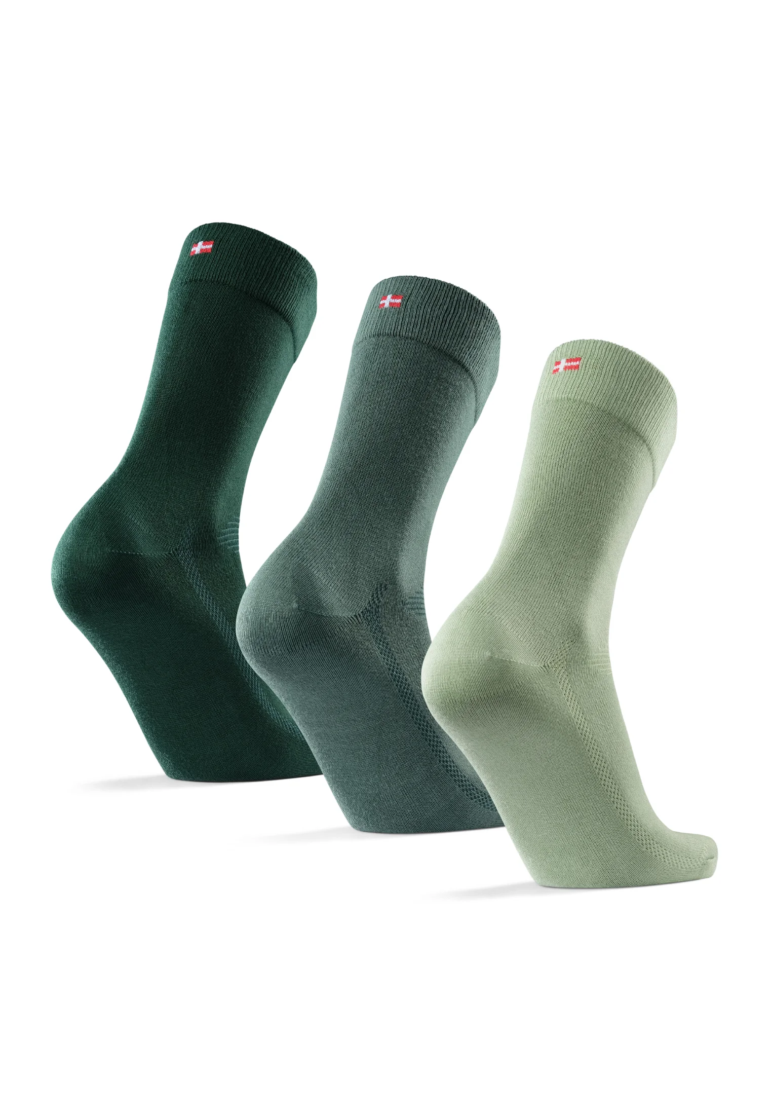 Calcetines Danish Endurance ULTRASOFT (paquete de 3) - Verde
