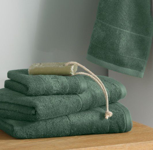 my home Handtuch Set Aiden, Handtücher mit Markenlogo Stickerei in der Bordüre, Frottier, (Set, 4-tlg), 2 Gästehandtücher, 2 Handtücher, aus 100% Baumwolle