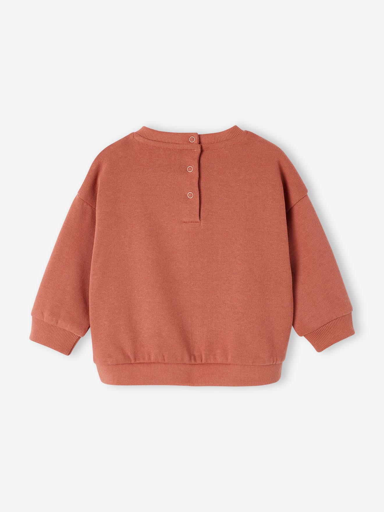 Sweat personnalisable bébé vert de gris