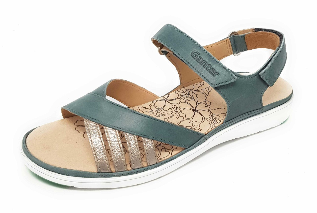 GANTER Komfort Sandalen grün