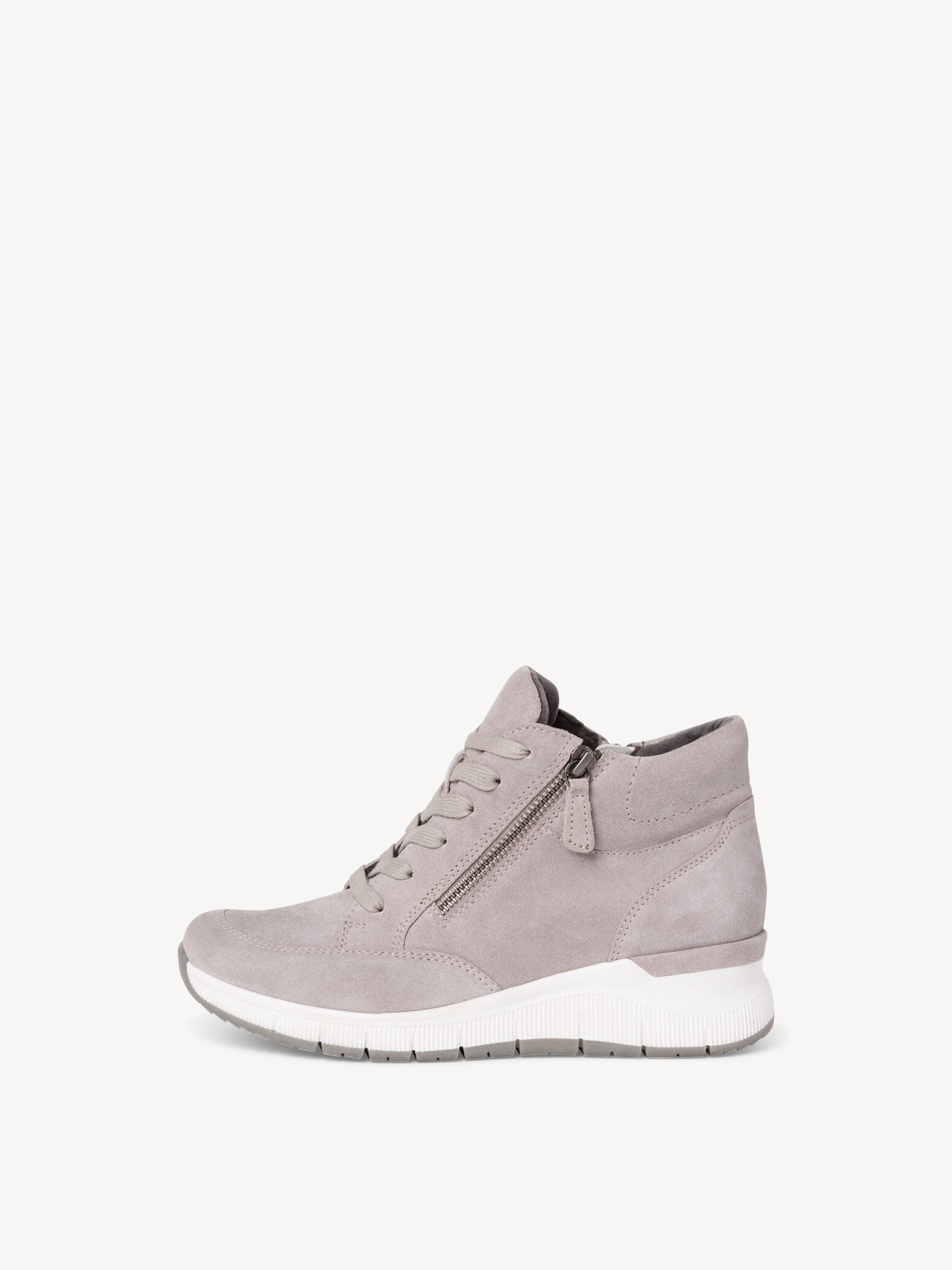 Basket en cuir - gris