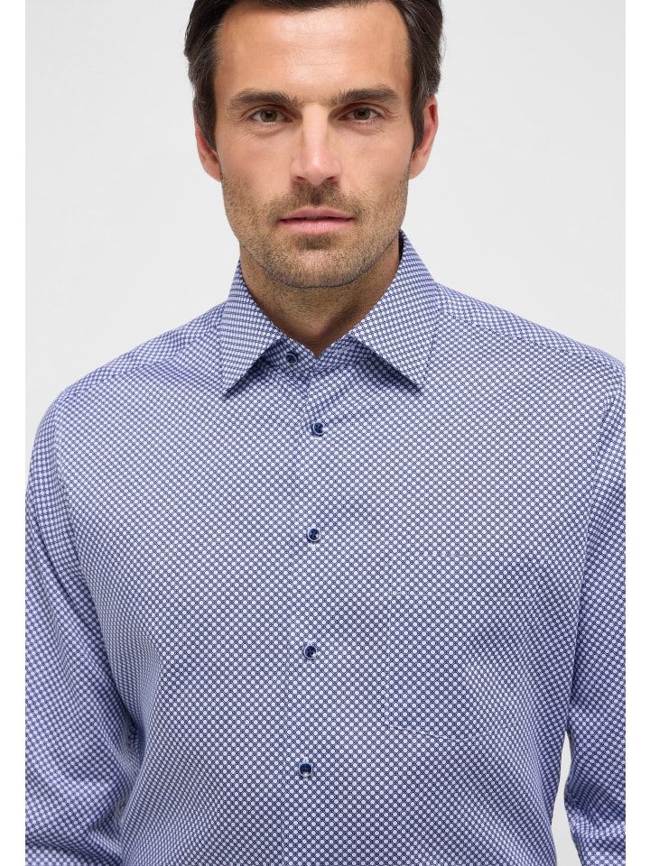 Eterna Hemd MODERN FIT in blau günstig kaufen