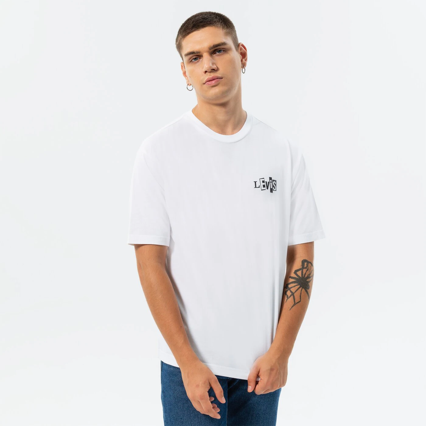 LEVI'S T-SHIRT SKATE GRAPHIC BOX TEE Weiß