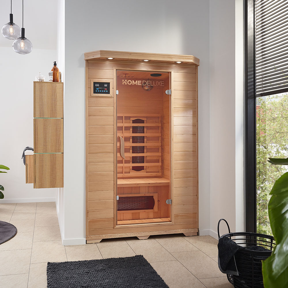 Home Deluxe Infrarotsauna REDSUN M 120 x 105 cm