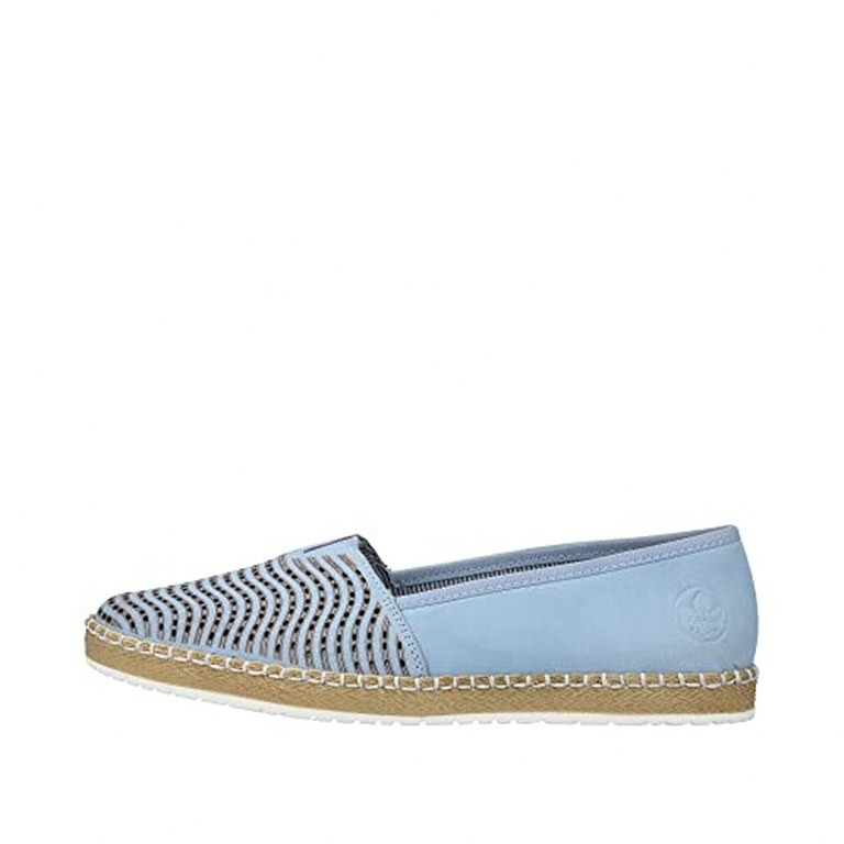 RIEKER Sportliche Slipper blau