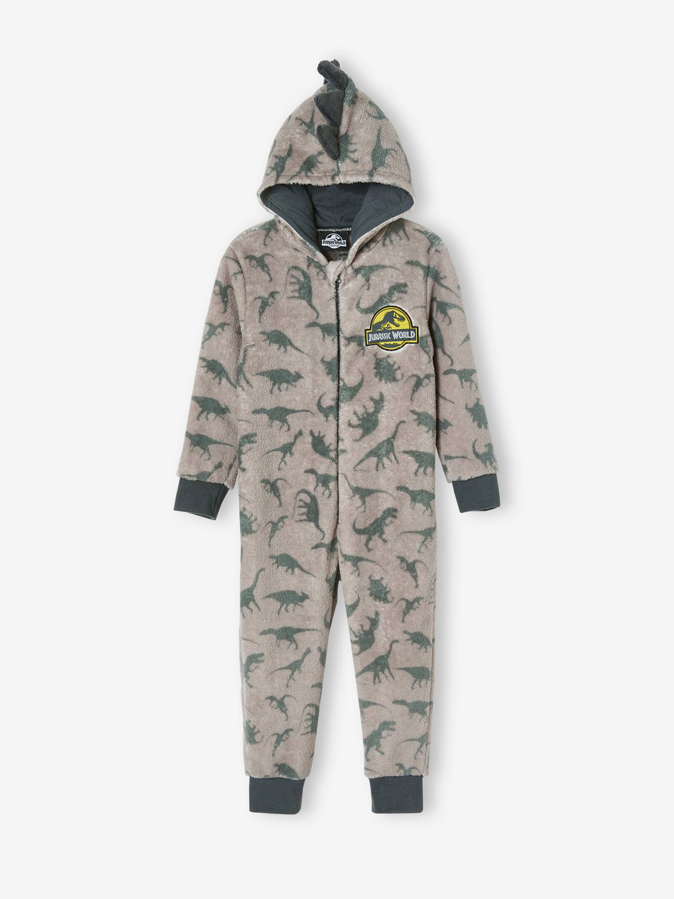 Combi-pyjama garçon Jurassic World® gris anthracite