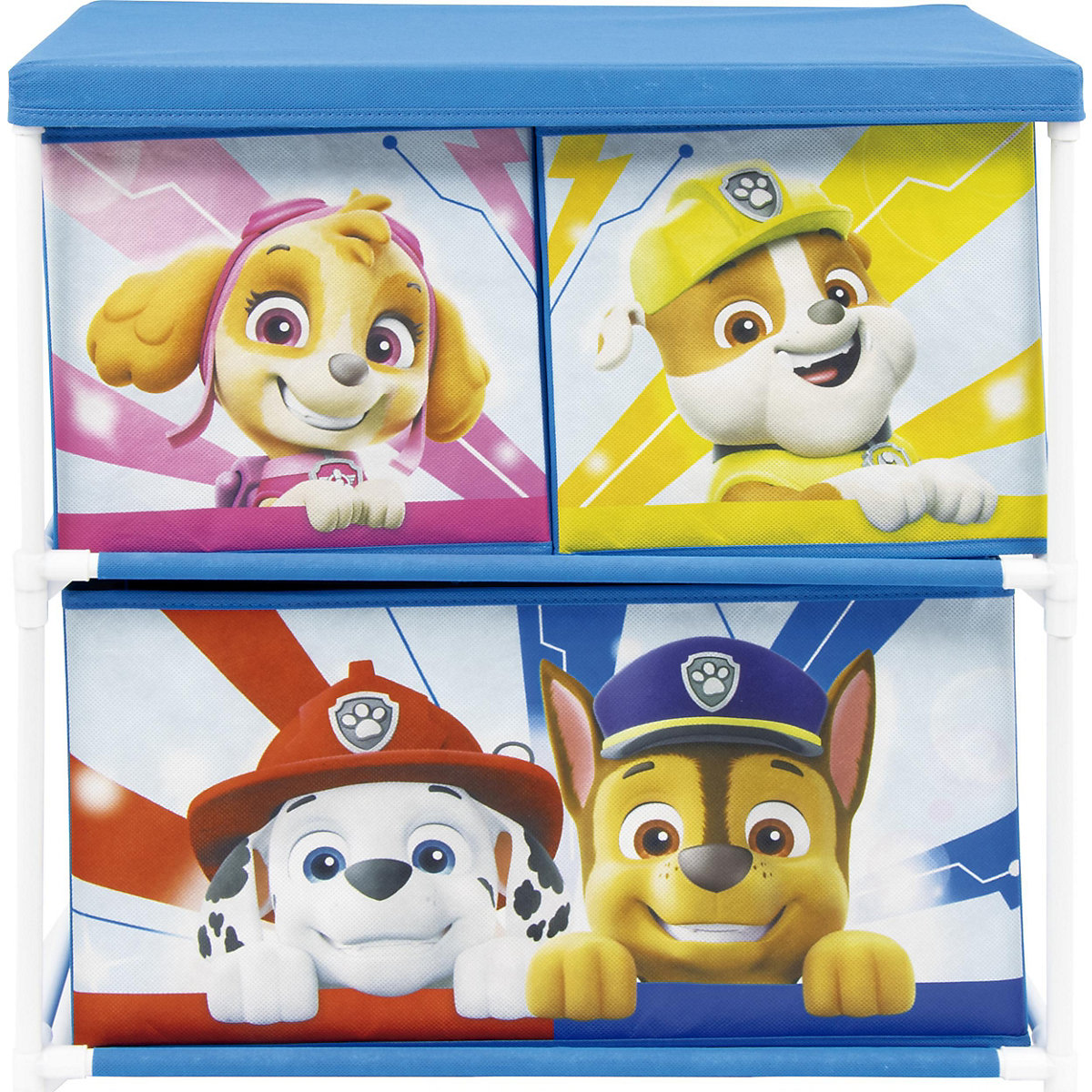 Aufbewahrungsregal Paw Patrol, 3 Schubladen, 53x30x60 cm