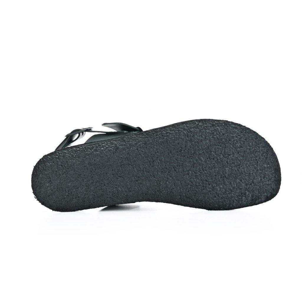 Groundies Kos Black Barfußsandalen