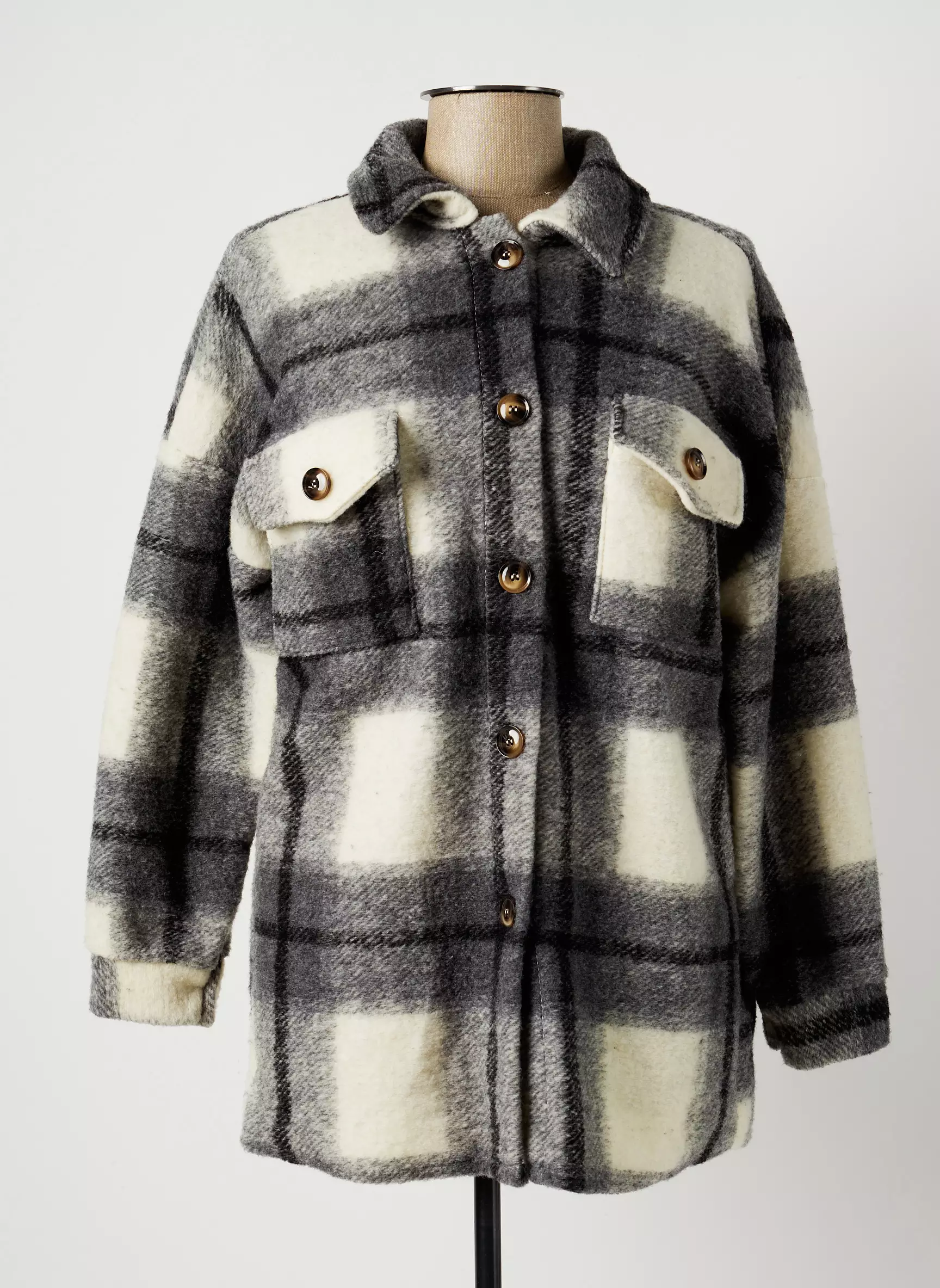 Bobbie Bob Vestecasual Femme couleur gris