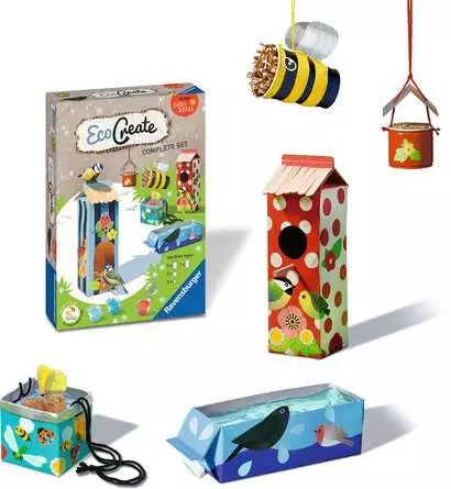 Vögel und Bienen - Bastelset für Kinder ab 6 Jahren