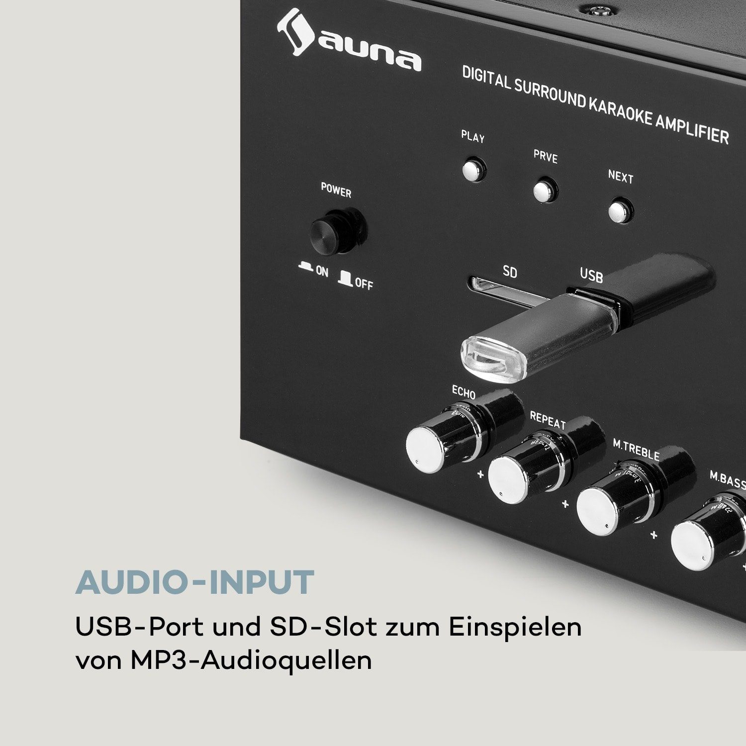 Auna AMP-218 BT Audioverstärker (Anzahl Kanäle: 3)
