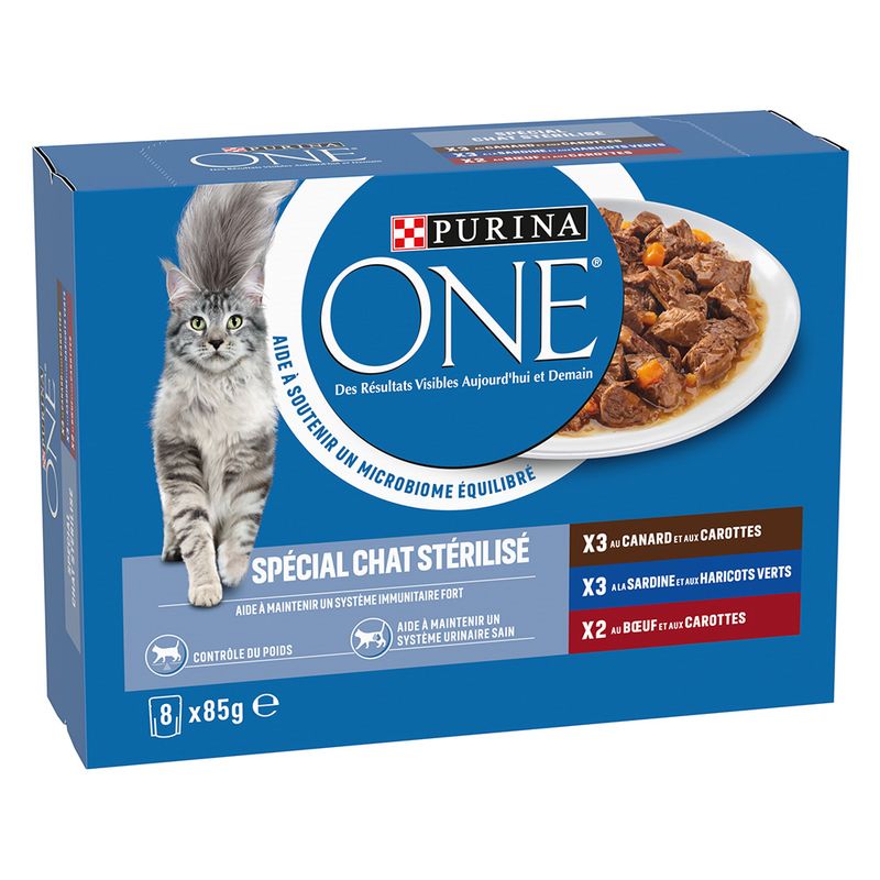 Mixpaket PURINA ONE Sterilized Katze zu TOP-Preisen