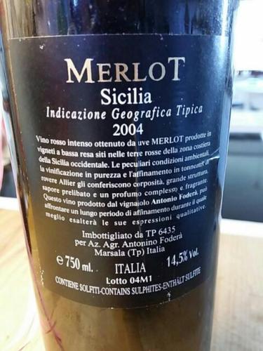 Cantina FoderàMerlot 2004