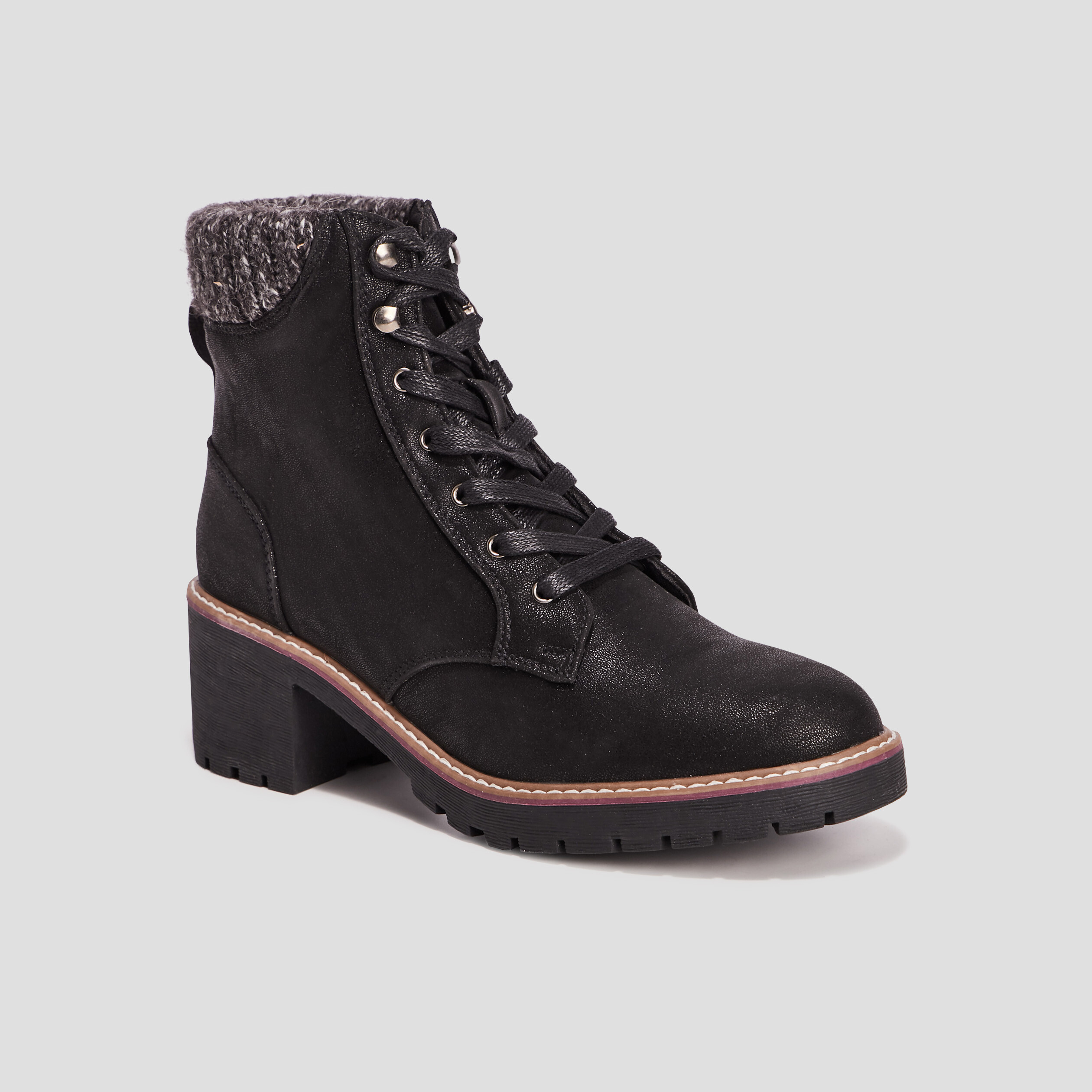 Bottines à talons noir femme | La Halle