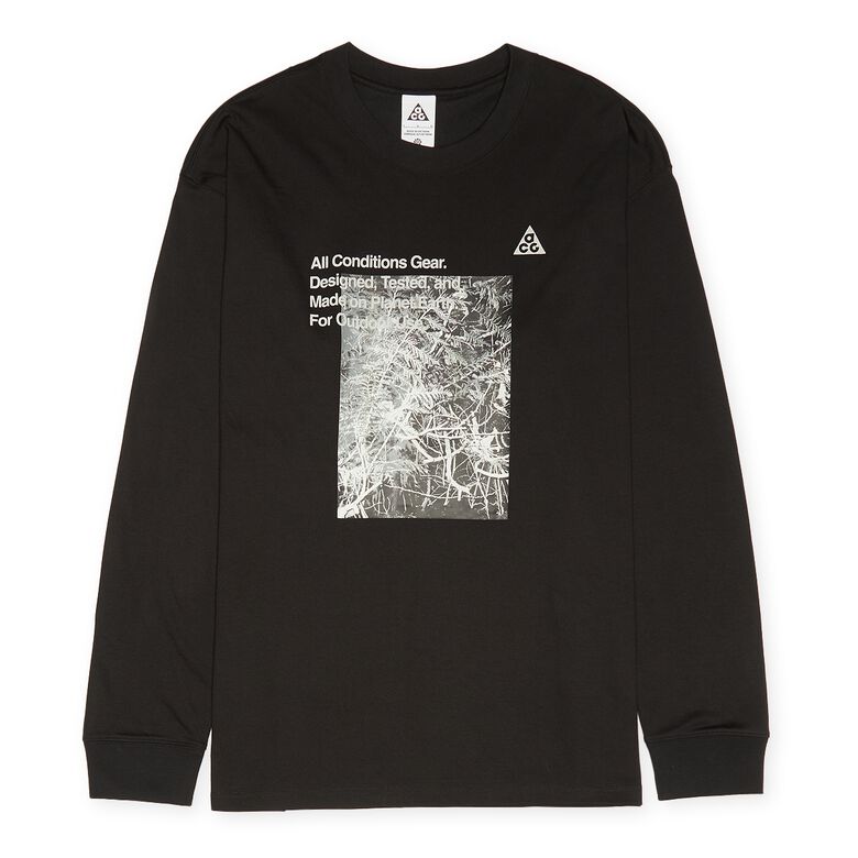NIKE NRG ACG Tee Longsleeve Forest Black