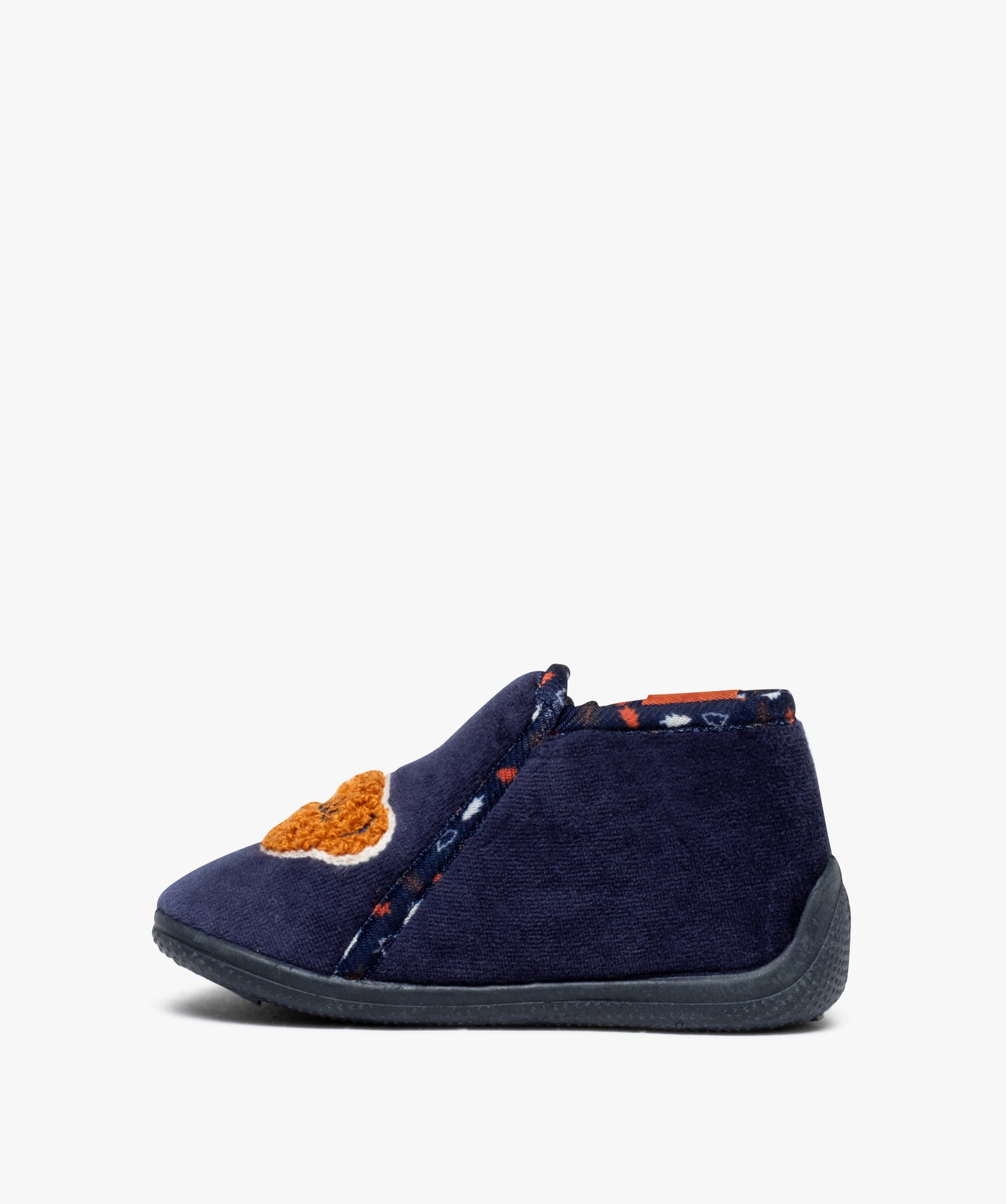 Chaussons bébé Garçon doux à zip - Lulu Castagnette bleu | GEMO