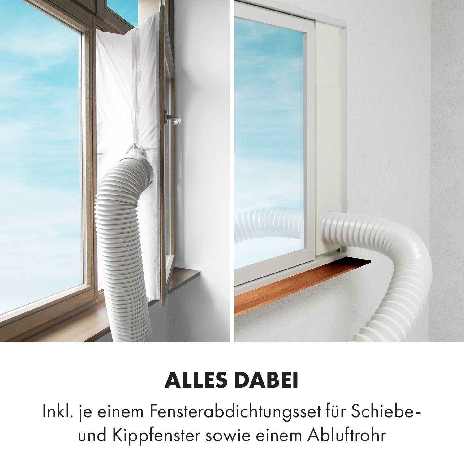 Klarstein Klimagerät Metrobreeze New York Smart 12k, Klimagerät mobil klimaanlage Air Conditioner Kühlgerät Luftkühler