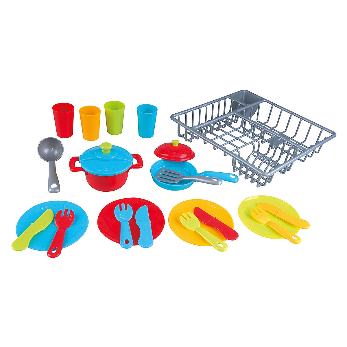 DISH DRAINER & KITCHENWARE - 23 PCS