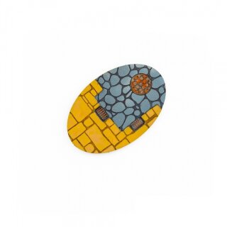 ** % SALE % ** Town Streets 105 x 70mm Oval - Base Topper (1)