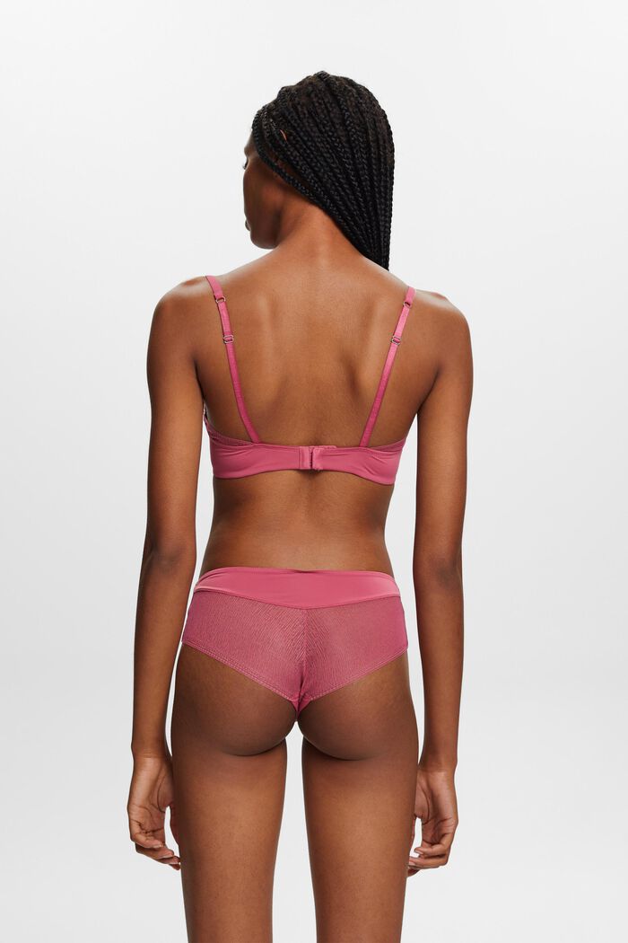 Recycelt: Push-up-BH mit Spitze