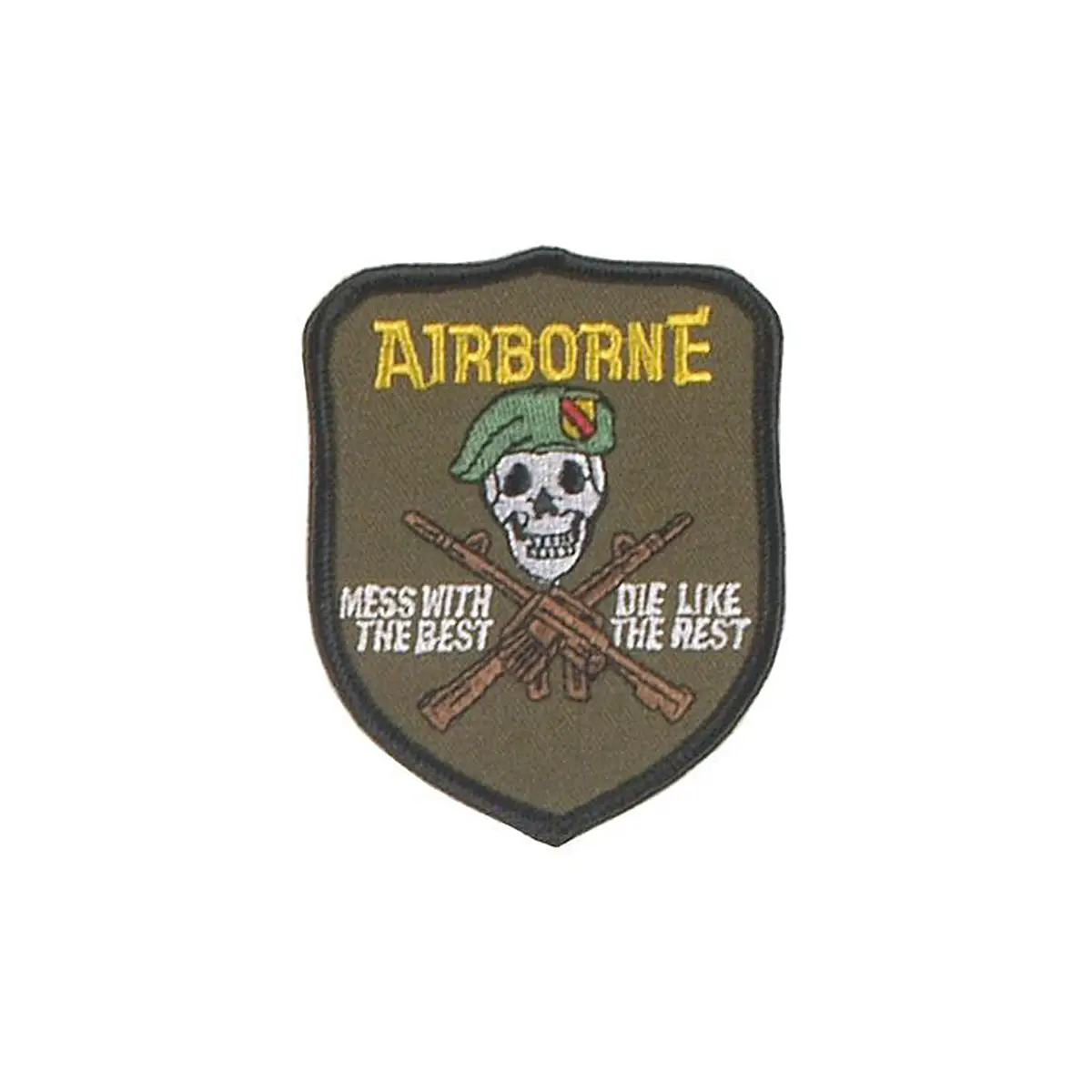 Abzeichen US Airborne - mess with the best