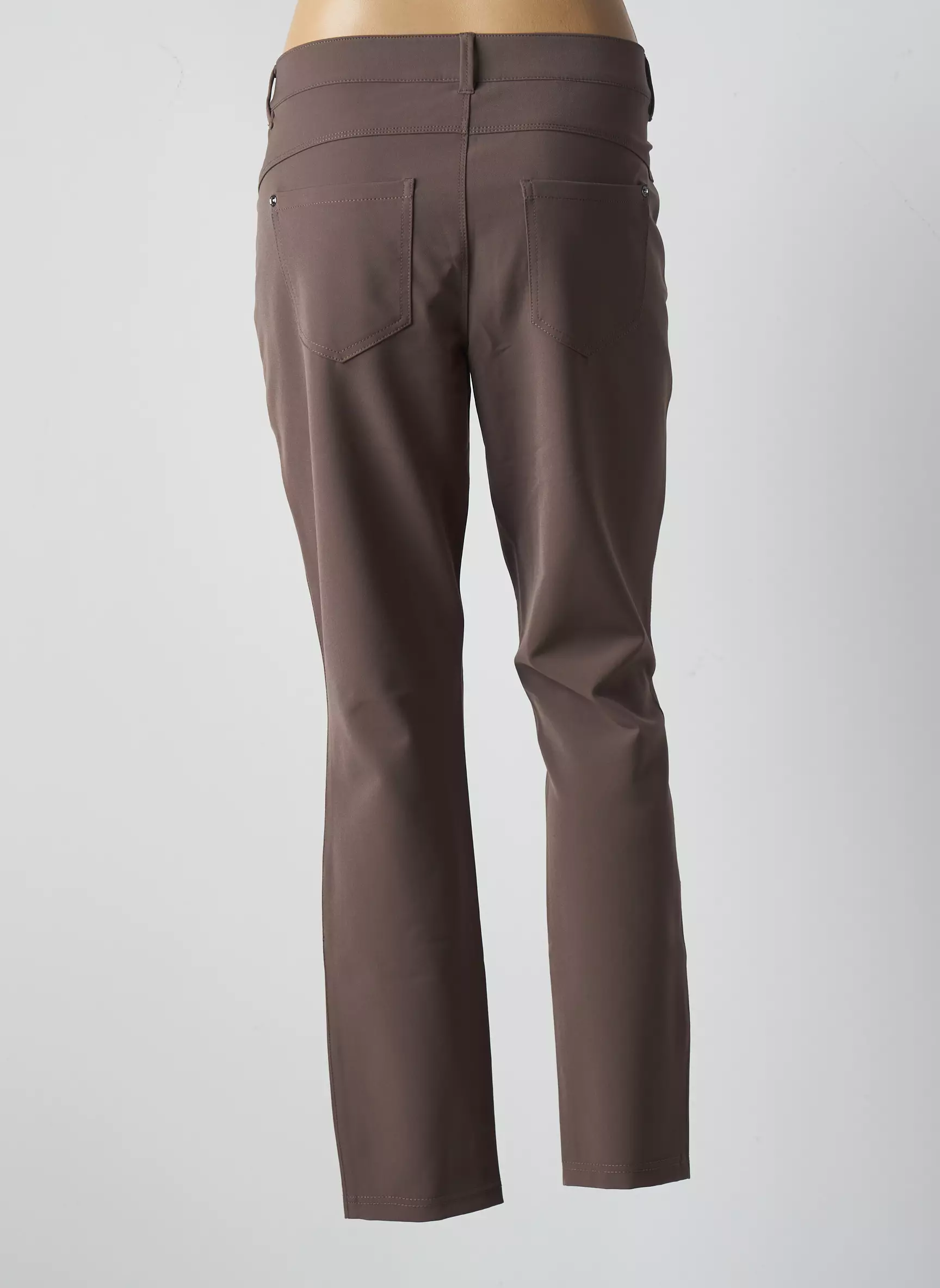 Street One Pantalons Slim Femme couleur marron