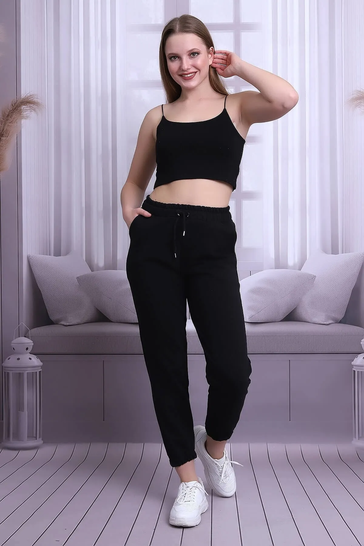 Deafox  Jogginghose - Schwarz - Slim