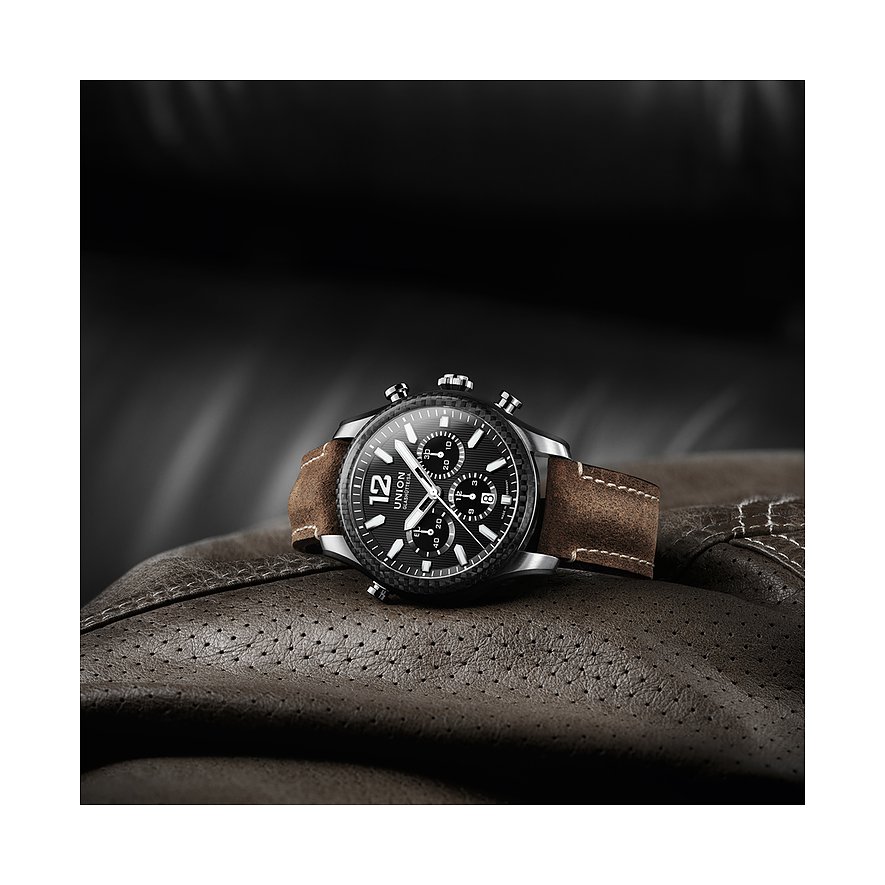 Union Glashütte Uhren-Set inkl. Wechselarmband Belisar Chronograph Sport