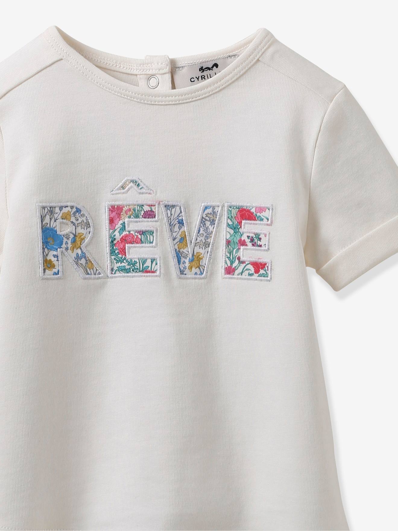 Cyrillus Baby T-Shirt CYRILLUS aus Bio-Baumwolle - wollweiß