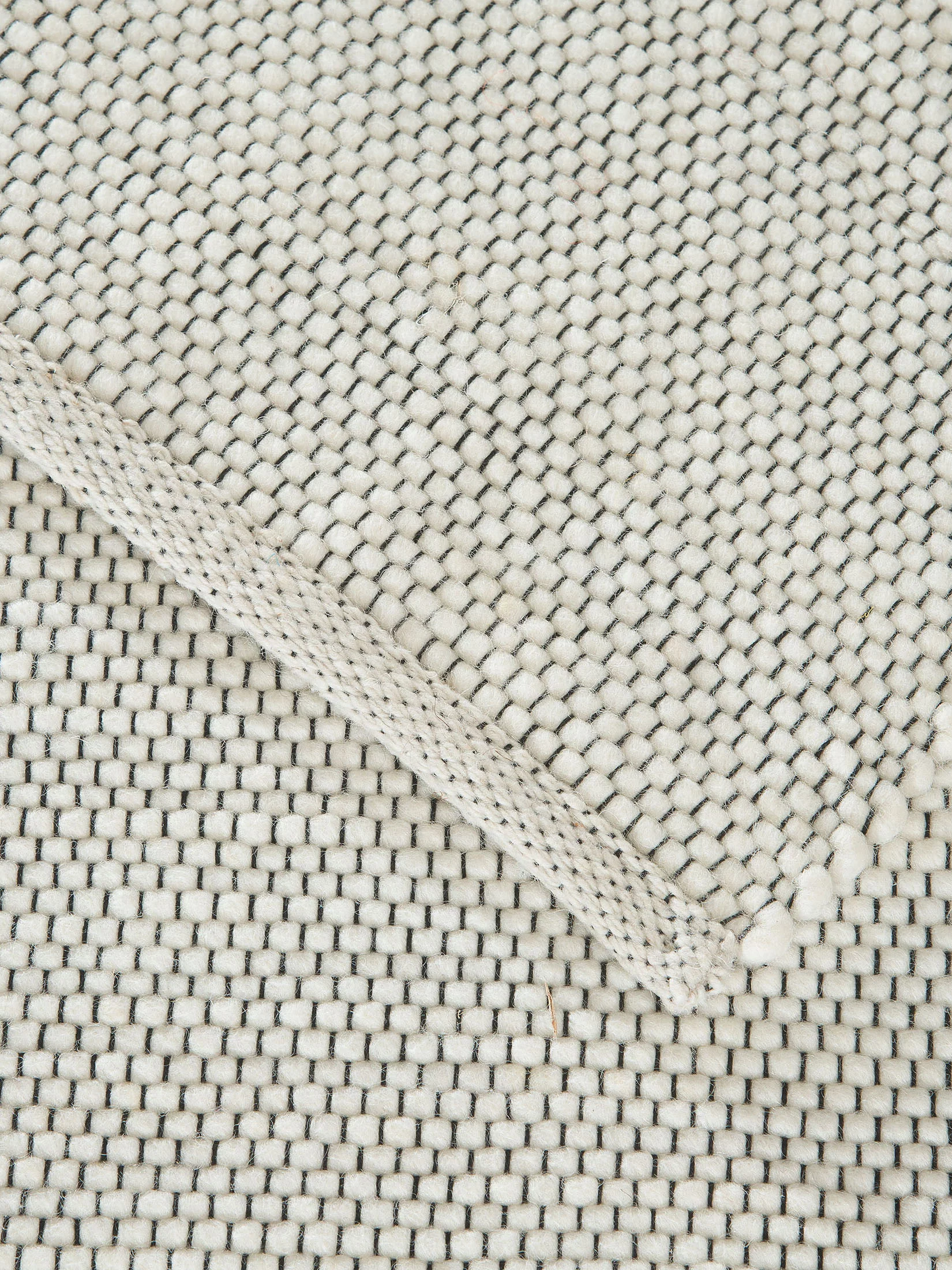 Hörneberg Woll-Teppich, Sand