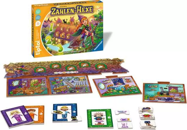 tiptoi® Zahlen-Hexe - Lernspiel ab 3 Jahren