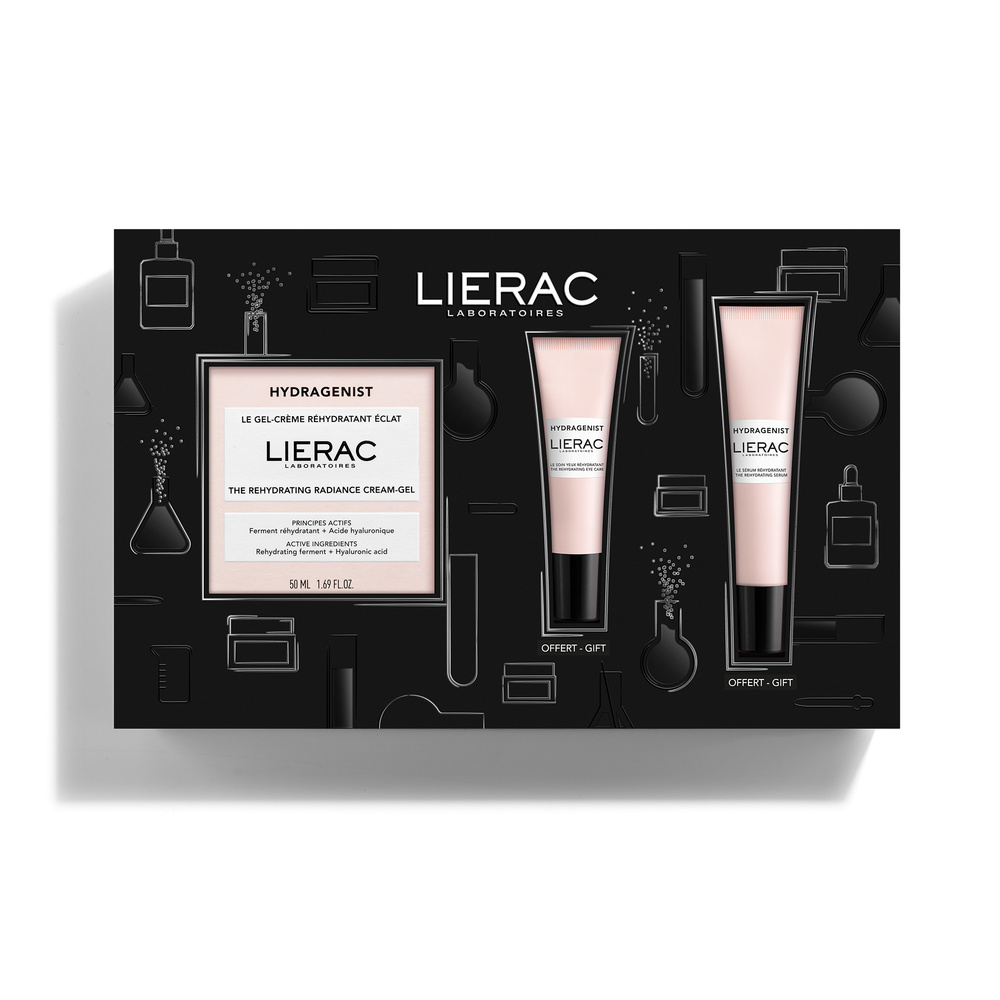Lierac Coffret Hydratation Eclat - Gel-Crème 50ml + Sérum 15ml + Soin Yeux 7.5ml Coffret