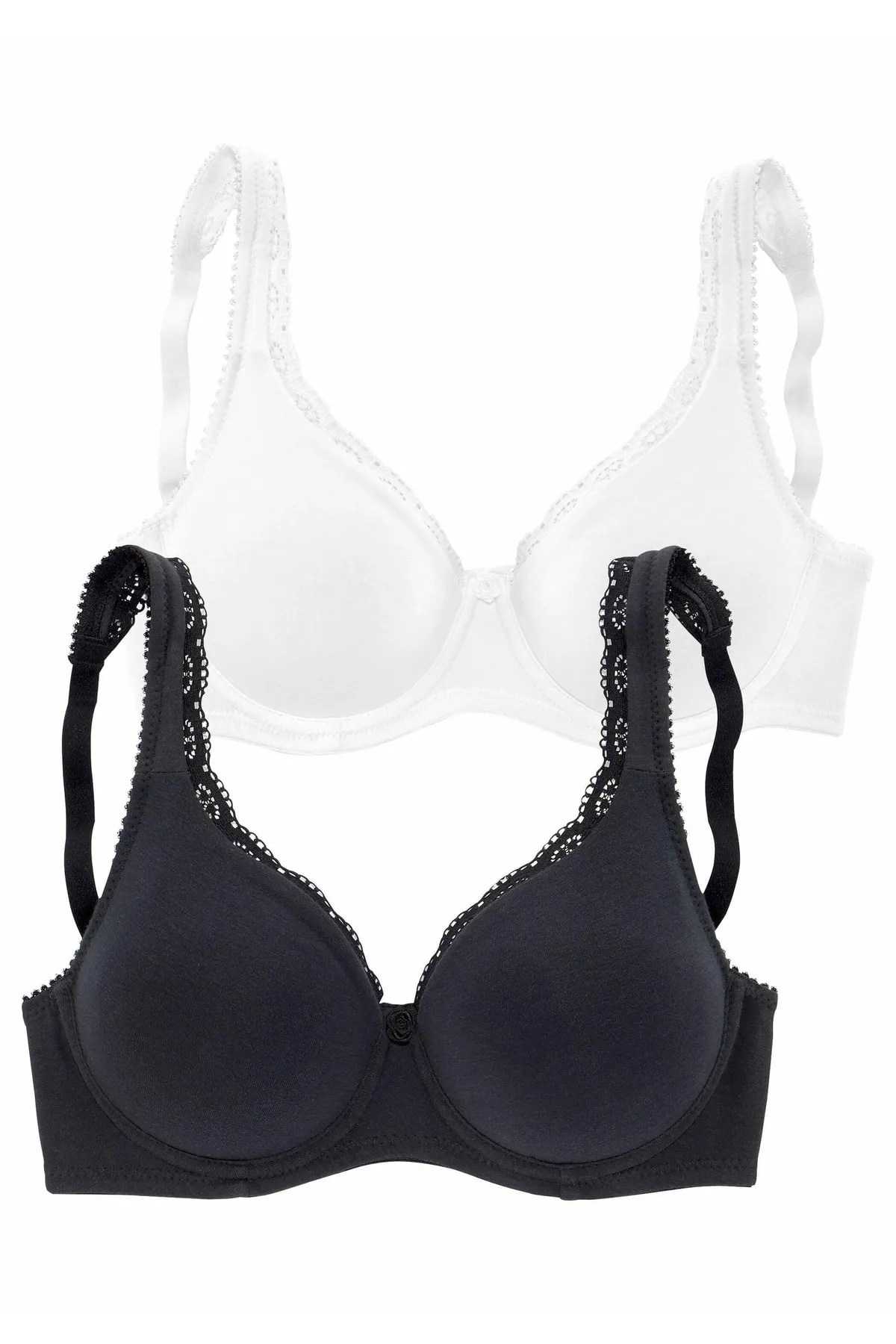 PETITE FLEUR  BH - Schwarz - Unifarben