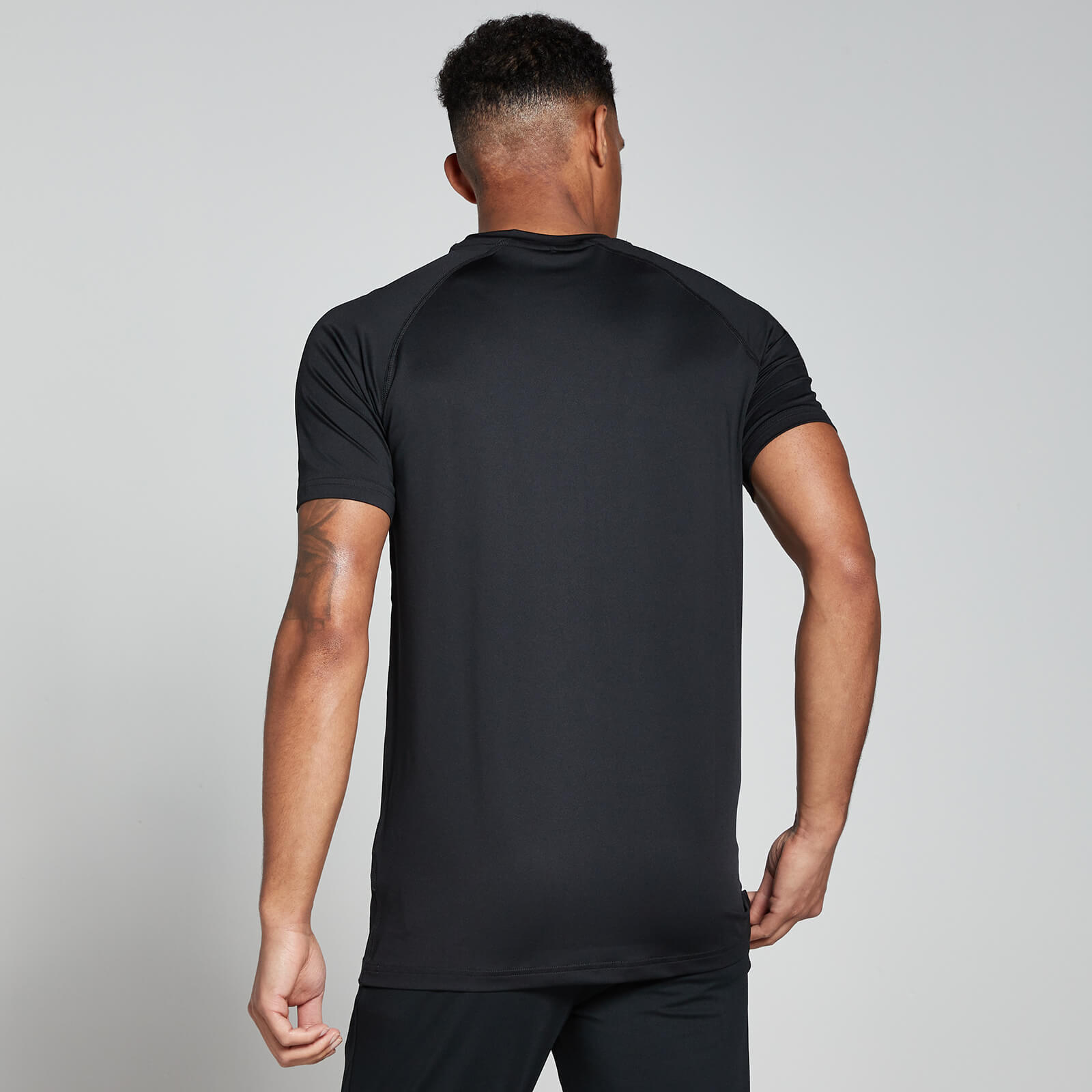 T-shirt d’entraînement à manches courtes MP pour hommes – Noir