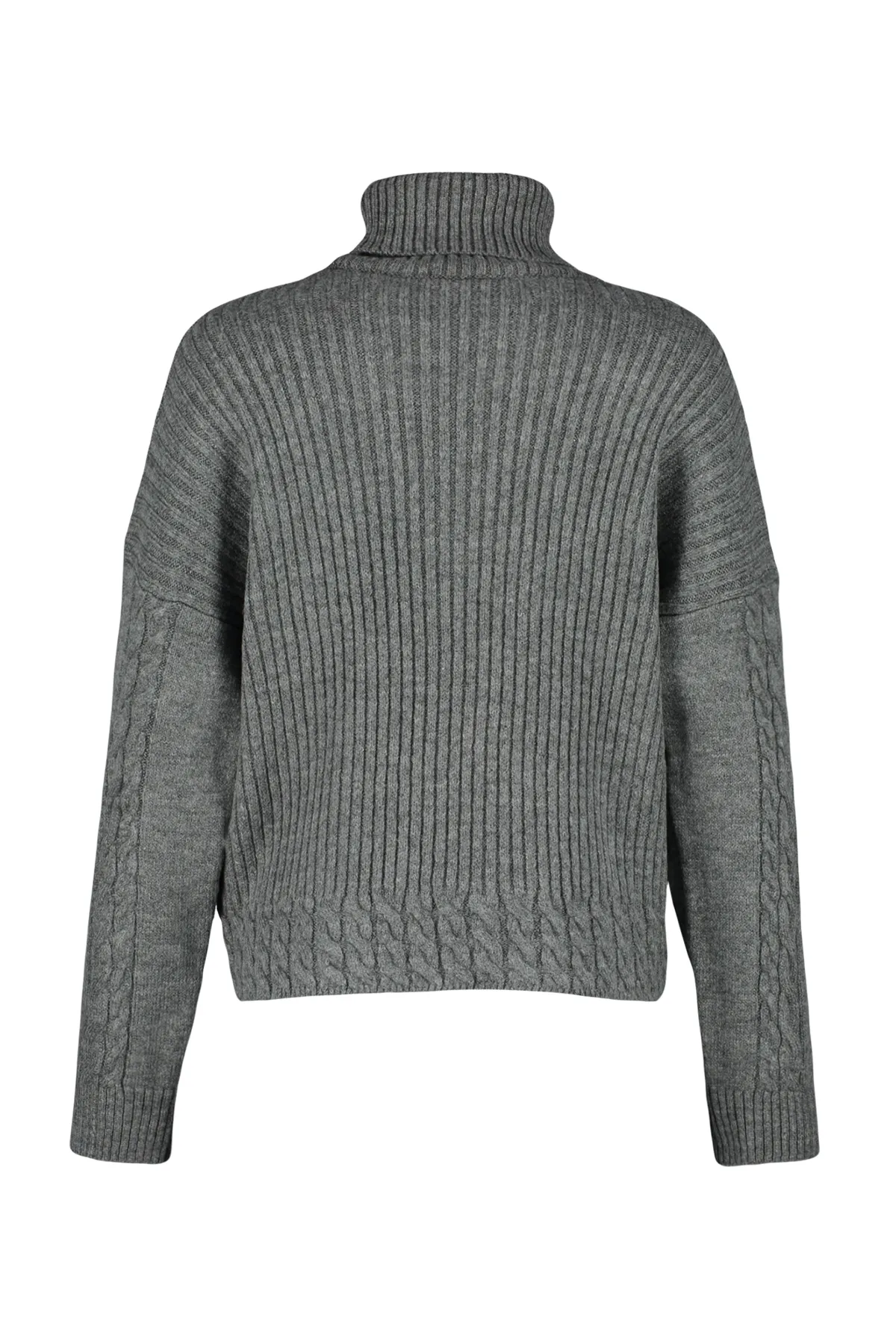 Trendyol Collection  Anthrazitfarbener Rollkragenpullover TWOAW24KZ00777