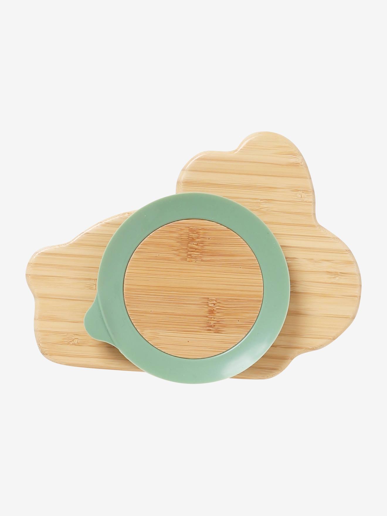 Assiette en bambou Lapin naturel