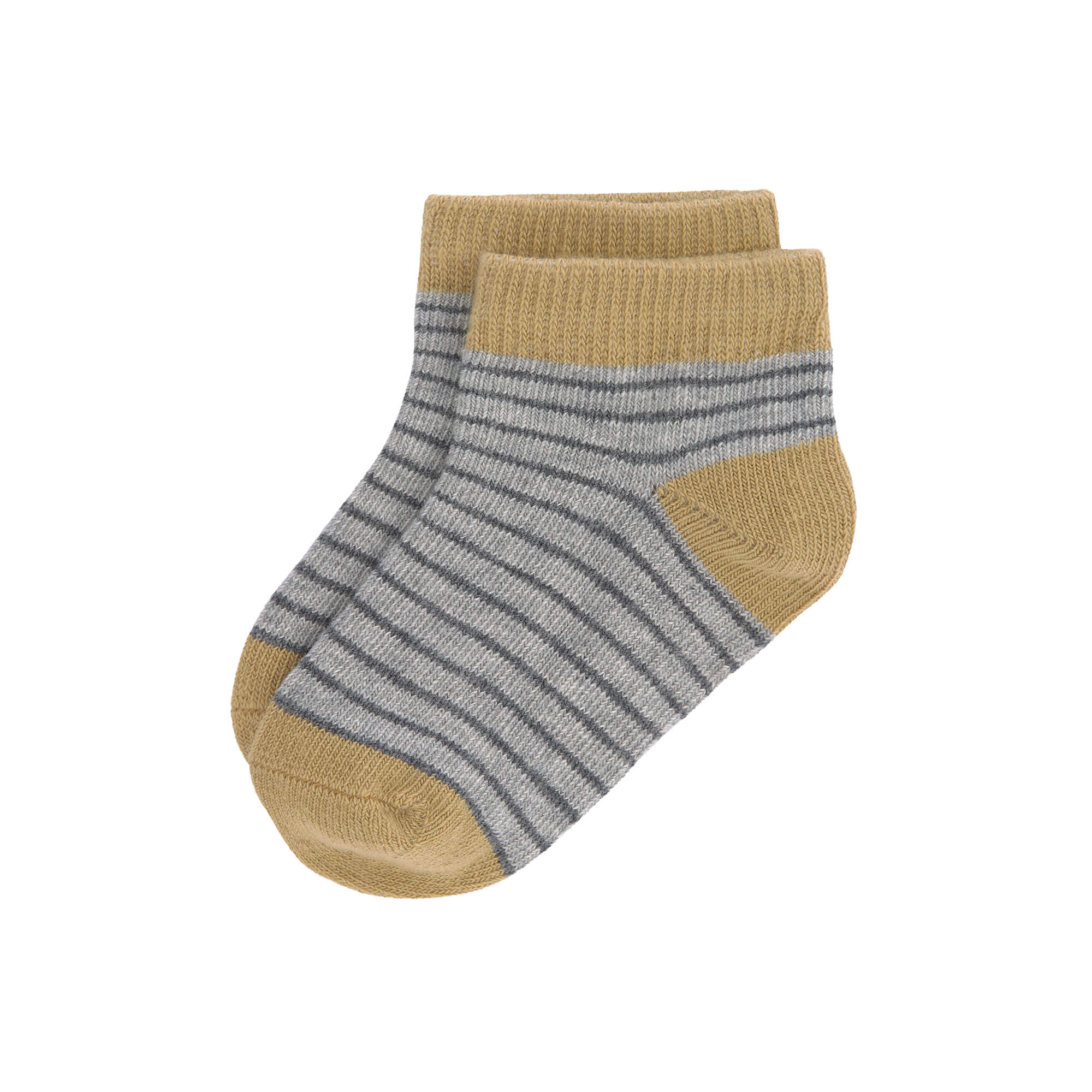 Kinder Sneaker Socken (3er-Set), Curry