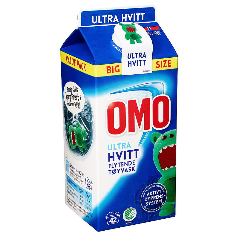 Omo Omo Ultra Hvitt 1,5 l kartong