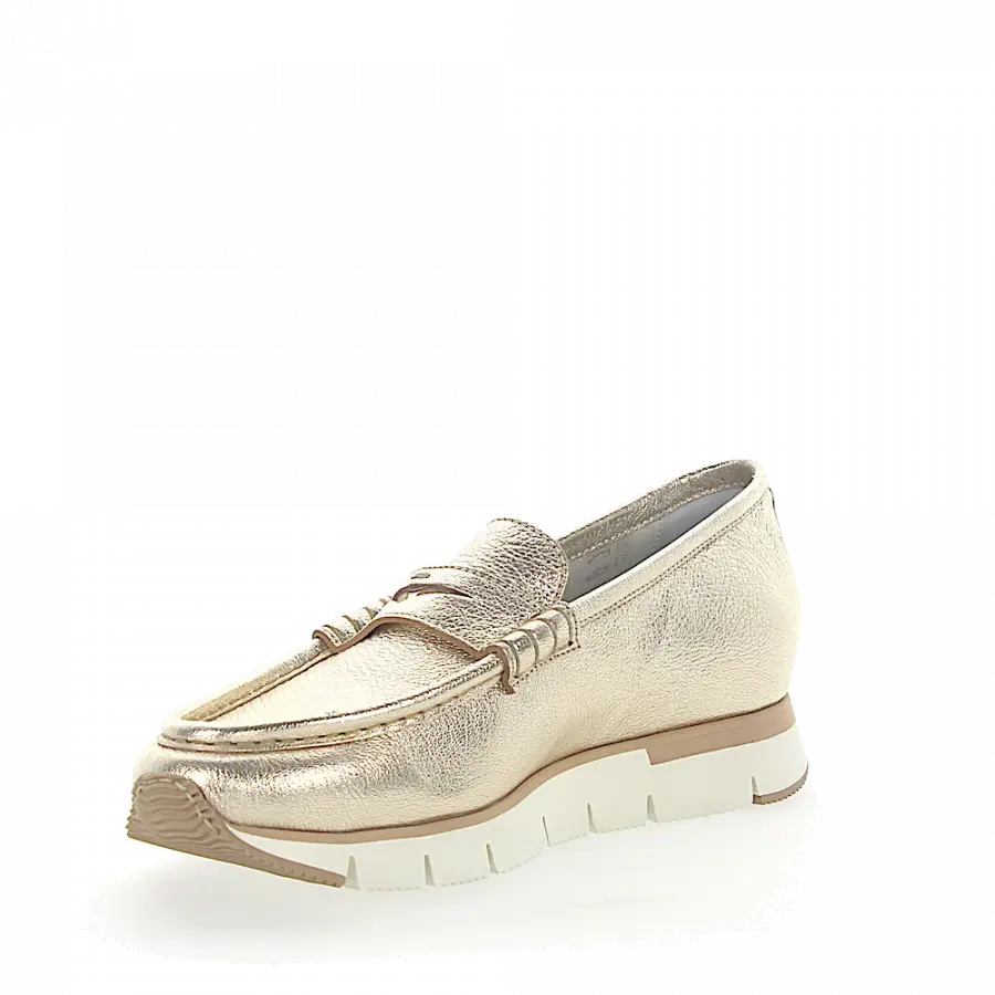 Santoni - Slipper Metallisch gold - gold