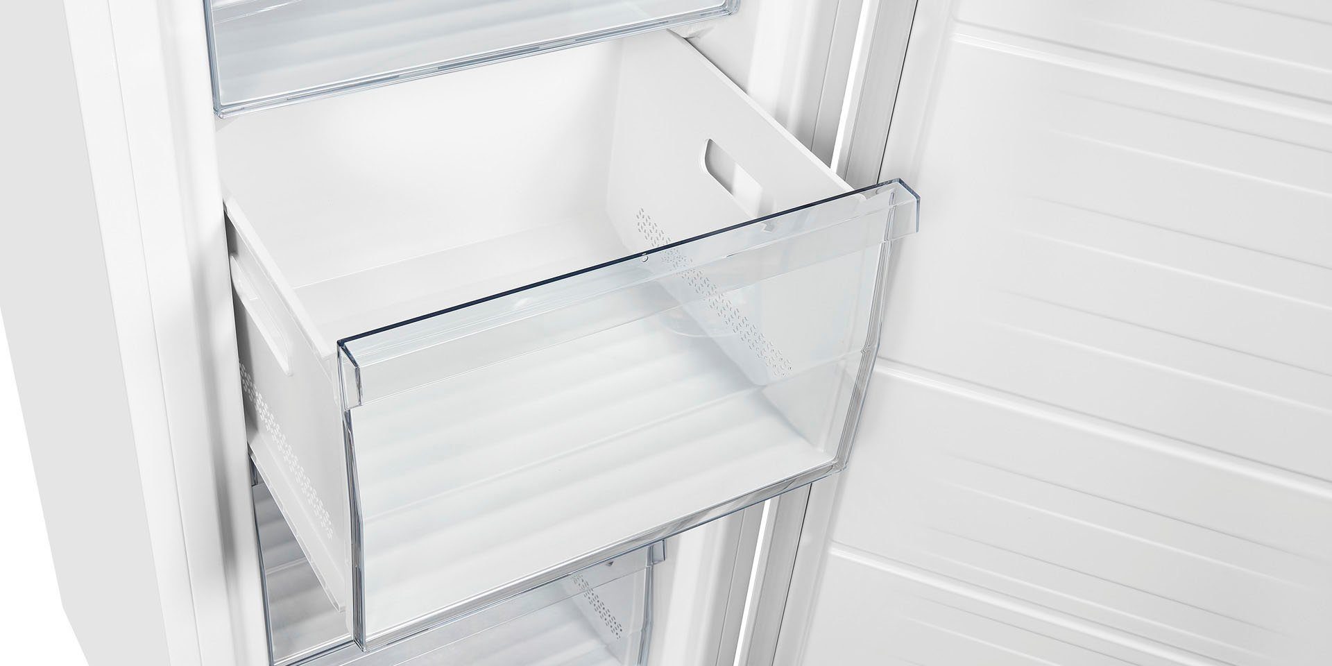 exquisit Gefrierschrank GS231-NF-H-010E weiss, 143,4 cm hoch, 56 cm breit