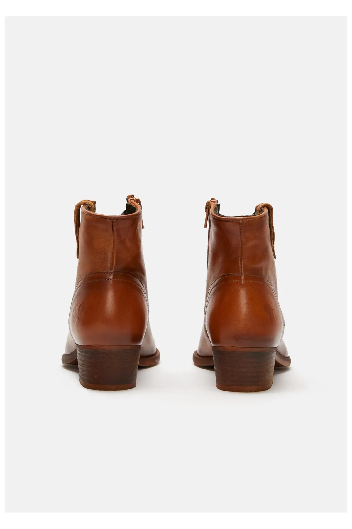 Felmini  Stiefelette - Braun - Blockabsatz