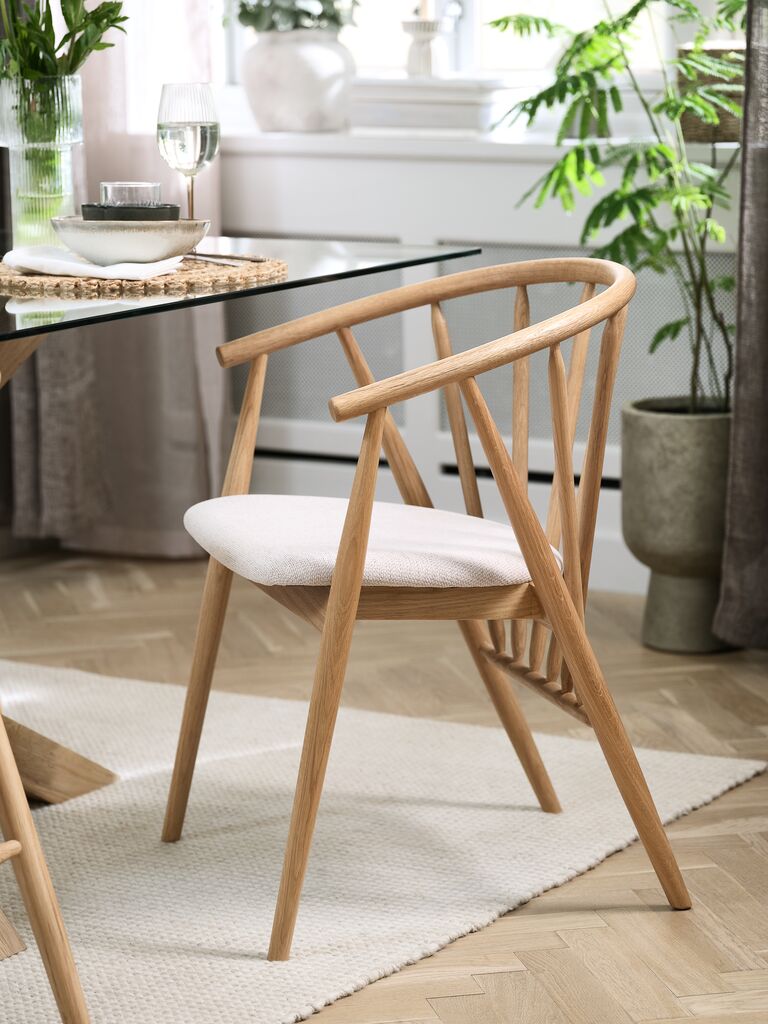 SKOVLUNDE SKOVLUNDE mesa de jantar 90x200 carvalho natural/preto