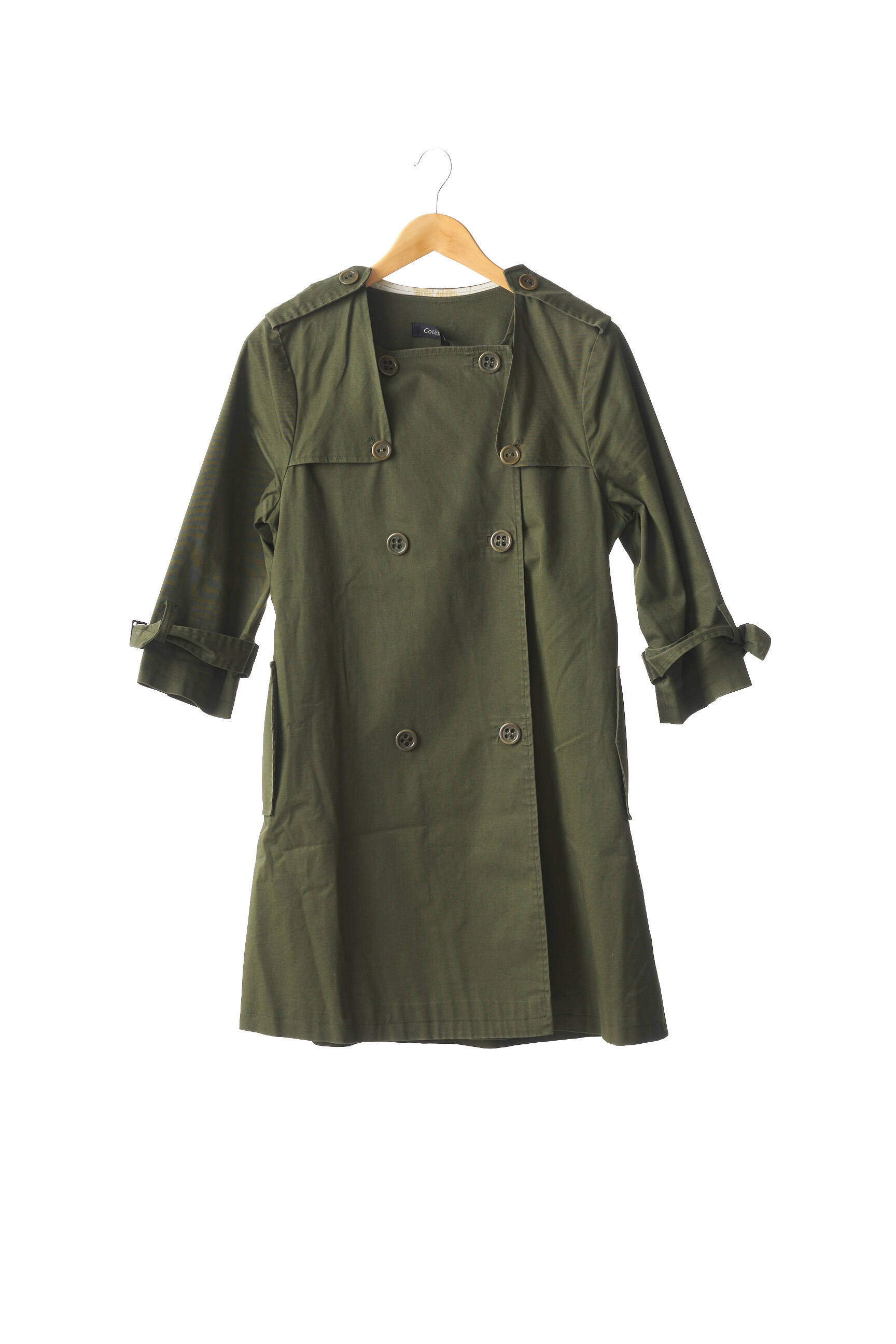 Cotelac Impermeables Trenchs Femme couleur vert