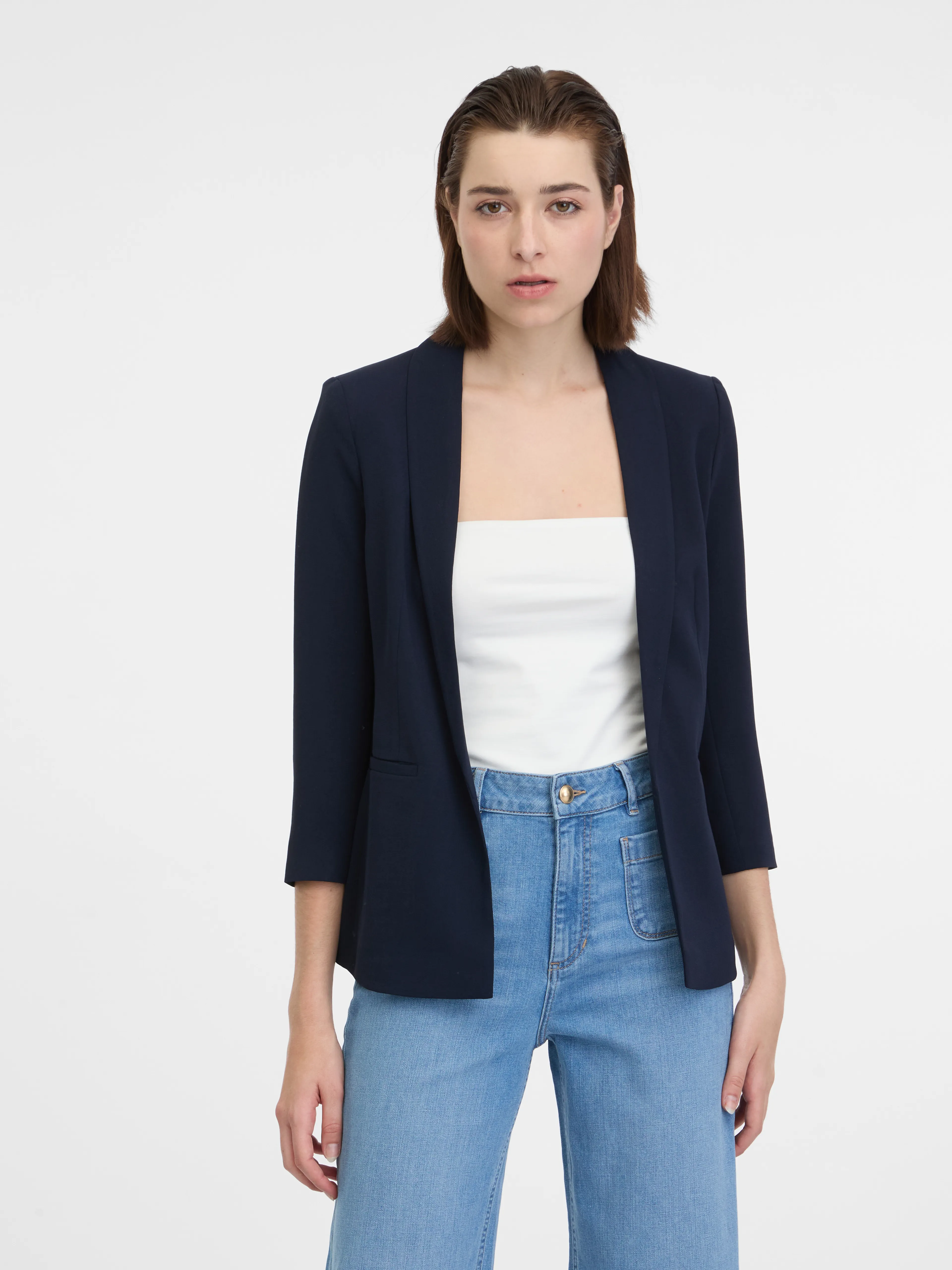 Dunkelblaue Damenjacke ORSAY