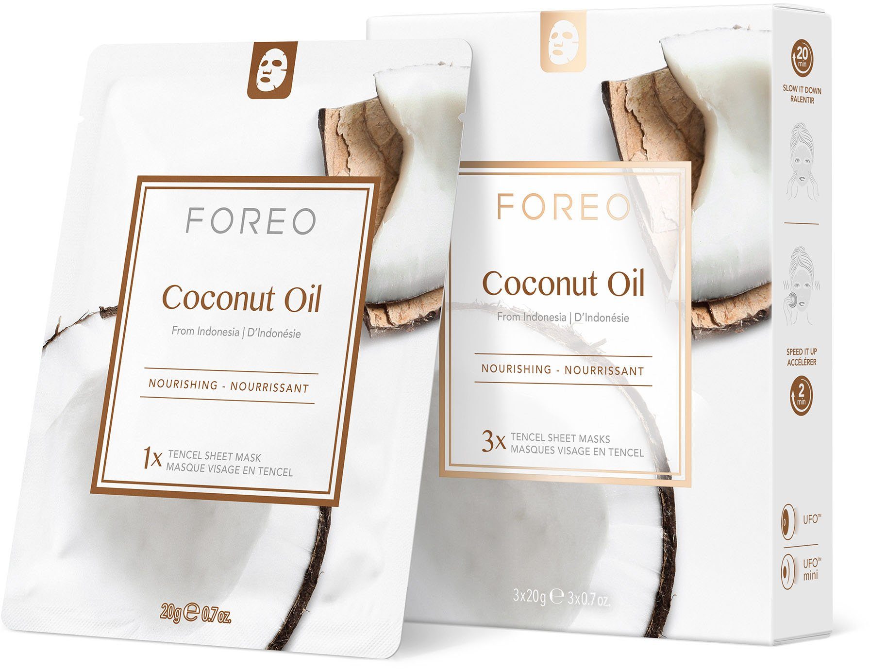 FOREO Gesichtsmaske Farm To Face Collection Sheet Masks Coconut Oil