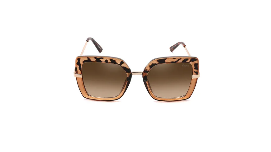 Caresse Brillenmode Sonnenbrille Metall demibraun